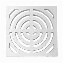 Smith® 12 in Square Full Pvc Grate 305-10