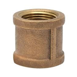 1/4 in Brass Coupling Lead Free Gs