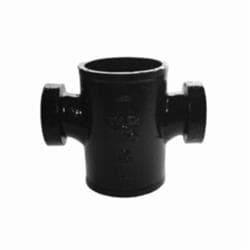 1-1/2 in No-Hub Tapped Cross