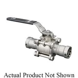 MegaPress&reg; 86425 Model 5975.8 3-Piece Ball Valve, 2 in Nominal