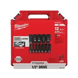 Milwaukee&reg; Tool 49-66-7011 SHOCKWAVE&trade; Impact Duty&trade; Deep Socket Set