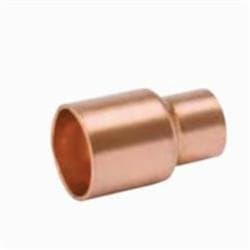 3/4 x 3/8 in Copper Sweat Coupling