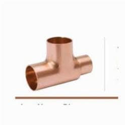 1-1/2 x 1 x 3/4 in Copper Sweat Tee Clean Bagged