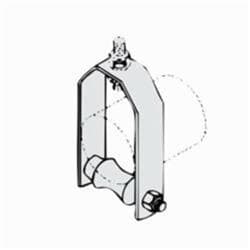 2-1/2 in Pipe Roller Plain Clevis Hanger