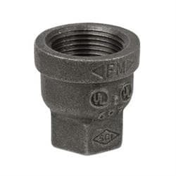 1 X 3/4 in Reducing Coupling Ductile Iron Screwed GS