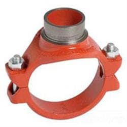 Victaulic&reg; CF32920PE1 Mechanical-T&reg; 920 Bolted Branch Outlet With Gasket, 8 x 2-1/2 in Nominal Size