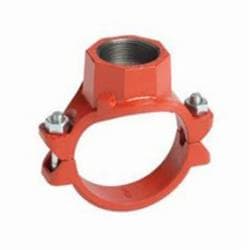 Victaulic&reg; CC0392NPT0 Mech Tee, 2-1/2 x 1-1/2 in Nominal Size