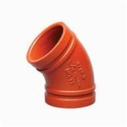 Victaulic&reg; F040011G00 11 Series 45 deg Elbow, 4 in Nominal Size