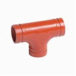 Victaulic&reg; F100020P00 Straight Tee, 10 in Nominal