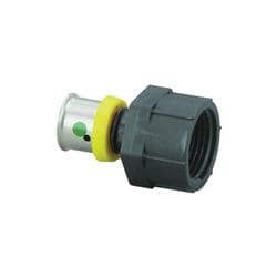 Viega 49224 Pureflow&reg; Adapter, 3/8 x 1/2 in Nominal Size