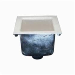 Zurn&reg; Z1901-3NH Sani-Flor Receptor With Grate, 3 in Drain Opening