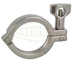 Dixon® 13MHHM250 Single Pin Heavy Duty Clamp with Cross Hole Wing Nut, 2-1/2 in Tube