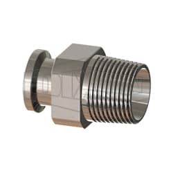 Dixon® T21MP-050PL BioPharm Clamp Adapter x Male NPT, 1/2 in