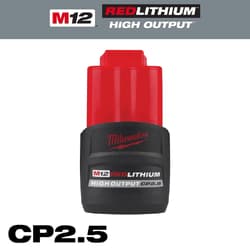 Milwaukee® 48-11-2425 M12™ REDLITHIUM™ HIGH OUTPUT™ CP2.5 Battery Pack