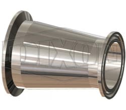 Dixon® T3114MP300150PL BioPharm Clamp x Clamp Concentric Reducer, 3 x 1-1/2 in Nominal