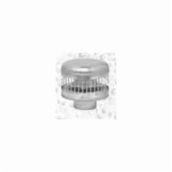 METAL-FAB® Corr/Guard® 4CGSWC Vertical Cap, Stainless Steel, Fits Duct Size: 4 in, 8-1/4 in W x 8 in H Cap