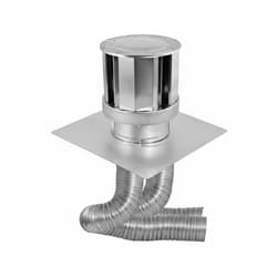 DuraVent® 46DVA-CL33 Chimney Liner Kit Direct-Vent Co-Linear with Flex 3 in x 35 ft High-Wind Cap 4 x 6-5/8 in Includes Termination Cap Flex Length