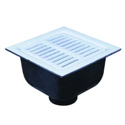 WATTS® FS-732-F-150 Floor Sink, 12 in Square x 6 in Deep