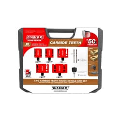 Diablo® DHS08SCTR Demo Demon™ Carbide Teeth Rough-In Hole Saw Set (8-Piece)