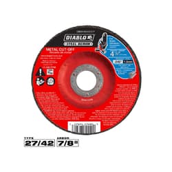 Diablo® DBDS45045701F Steel Demon™ 4-1/2 in diameter, 7/8 in arbor, Type 27 hub, 0.045 in thickness