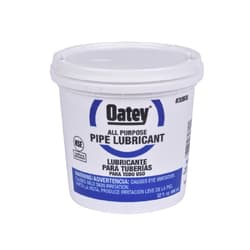 Oatey® 30600 Pipe Lubricant, 32 oz, Soft Amber Paste, Off-White