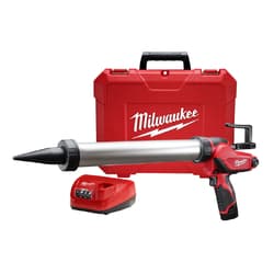 Milwaukee® Tool 2442-21 M12™ 20 oz. Aluminum Barrel Sausage Style Caulk and Adhesive Gun Kit