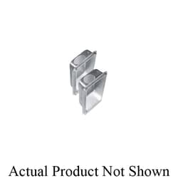 Guy Gray™ Dryerbox® 82426 Upward Exhaust Outlet Box, 12-1/2 in L x 4 in W x 2 in D, 22 ga, Aluminized Steel, Domestic
