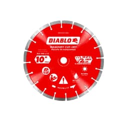 Diablo® DMADS1000 Diamond Segmented Masonry Cut-Off Blade, 10 in