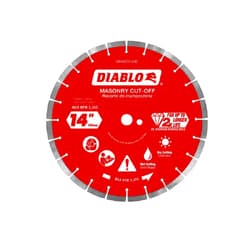 Diablo® DMADS1400 Diamond Segmented Masonry Cut-Off Blade, 14 in