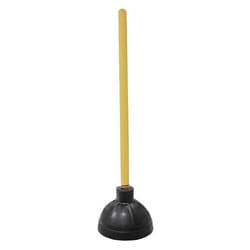 Kissler 57-1005 Plunger Force Cup 6 Inch Black Rubber Professional Style