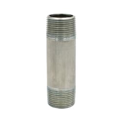 LEGEND 316-046 Nipple, 3/8 in Nominal, 4 in L, 316 Stainless Steel, SCH 40/STD, Import