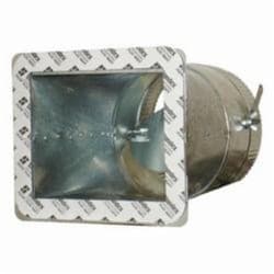 Snappy™ 176-10 Adhesive Square-to-Round Take-Off With Damper, 10 in, 26 ga