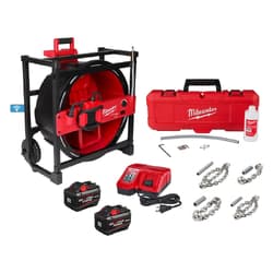Milwaukee® 2819-22 M18 FUEL™ High Speed Chain Snake Kit for 1-1/2 in - 4 in Pipes