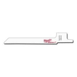 Milwaukee® Tool 48-00-5162 SAWZALL® Straight Back Reciprocating Saw Blade, 3-5/8 in L x 5/16 in W, 14 TPI, Bi-Metal Body