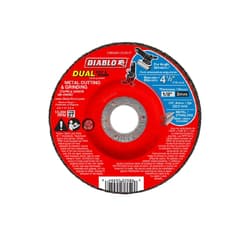 Diablo® DBD045125X01F Steel Demon™ 4-1/2 in diameter, 7/8 in arbor, Type 27 hub, 1/8 in thickness