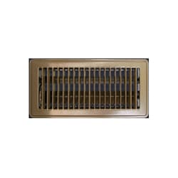 METAL-FAB® MFFR210B Stamped Floor Register, Brown