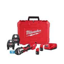Milwaukee® 2573-22 M12™ FORCE LOGIC™ Press Tool Kit w/ ONE‑KEY™ with 1/2" – 1" CTS‑V Jaws