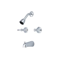 Central Brass 80897-L3 Tub and Shower Trim Set, Polished Chrome
