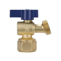NIBCO® NB64JH6 1/2 in FIP x 1/2 in Hose Quarter Turn Boiler Drain