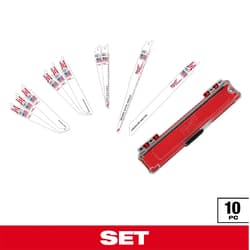 Milwaukee® SAWZALL® 49-22-1110 Saw Blade Set, 10 Pieces