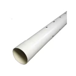 6X10 FT PVC D2729 PLAIN END PERF PIPE-BELL