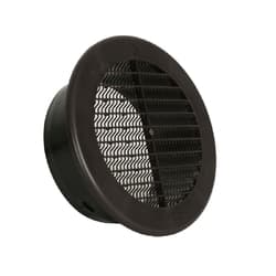FAMCO UEV6BR Under Eave Bath Vent 6 in, Brown