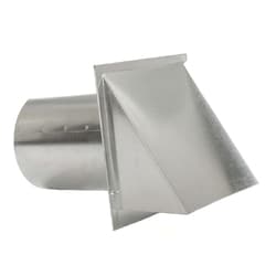 FAMCO SWV12 Hooded Wall Vent 12 in with Screen, Galvanized