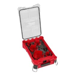 Milwaukee® Tool 49-56-9295 9 Piece BIG HAWG™ with Carbide Teeth Hole Saw Kit w/ PACKOUT™ Compact Organizer