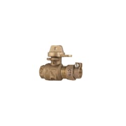 Ford B41-344W-NL Ball Valve Curb Stop, 3/4 in Nominal