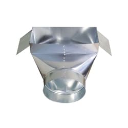 Snappy™ PB13-627 90 deg Basement Boot, 6 in Dia, 24, 26, 28, 30 ga