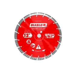 Diablo® DMADST1200 12 in diamond segmented turbo masonry cut-off blade
