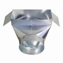 Snappy™ PB13-606 90 deg Basement Boot, 6 in Dia, 30 ga