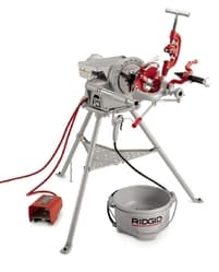 RIDGID® 41855 Model 300 Single Phase Power Drive Tool, 1/8 to 2 in/2-1/2 to 4 in With 141 Geared Threaders/4 to 6 in With 161 Geared Threaders Pipe