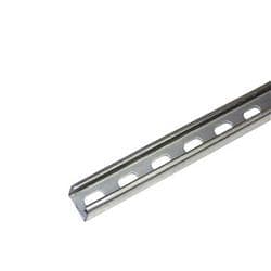 1-5/8 in x 13/16 in x 10 ft Galvanized Slotted Strut 14 Ga